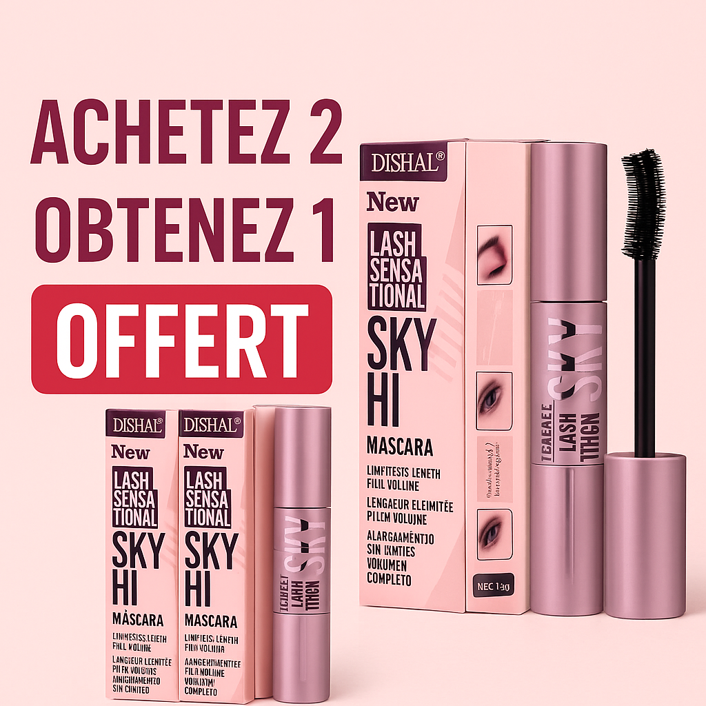 Mascara SKY volume 5D résistante à l'eau