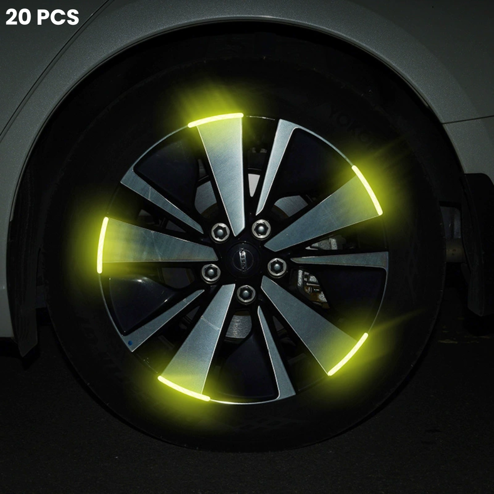 20 Pcs Illuminated Wheel Protector with Logo