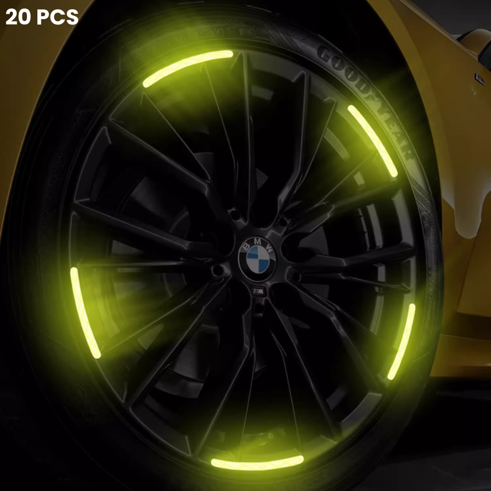 20 Pcs Illuminated Wheel Protector with Logo